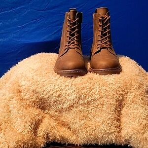 Torrid Stevie Lace-up Lug Sole Combat Boot  11WW Brown
